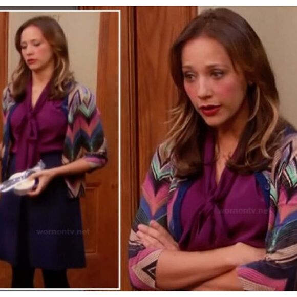 Anthropologie Tabitha Seared Chevrons Multi-colored Cardigan - Picture 15 of 16